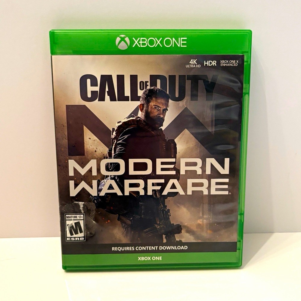 Activision Call of Duty: Modern Warfare (Xbox One, 2019) M, Case & Disc, MP